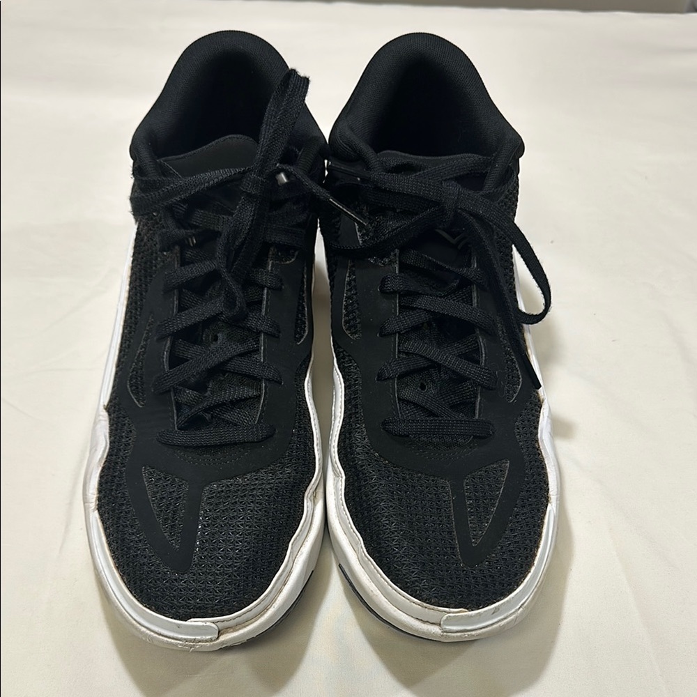 Jordan Black and White Sneakers